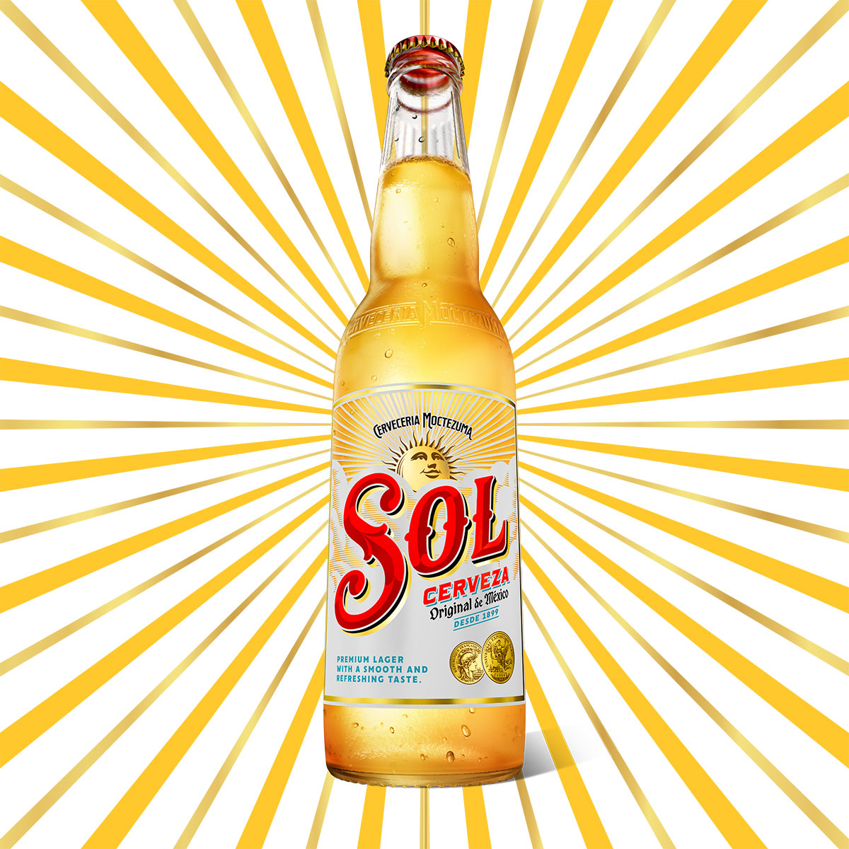 image Sol Bottle With Rays